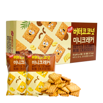 

WEIHAI Mini Crackers Butter Coconut (2pcs @ 40gr) 80gr