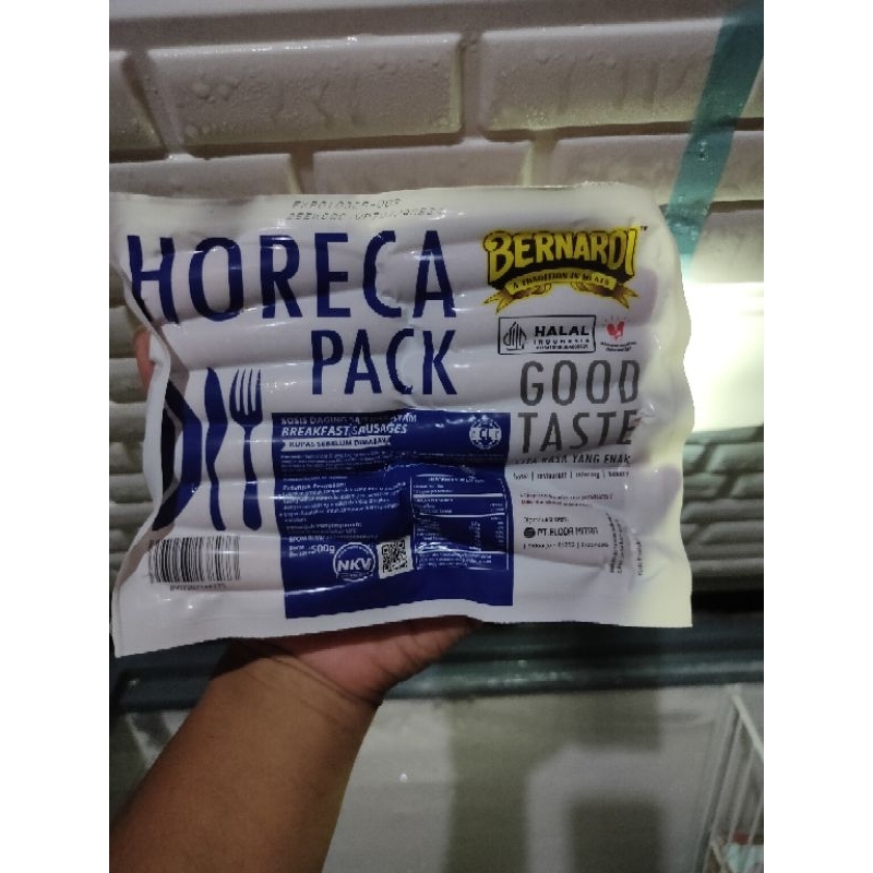 

bernardi horeca sosis sapi breakfast 500 gram
