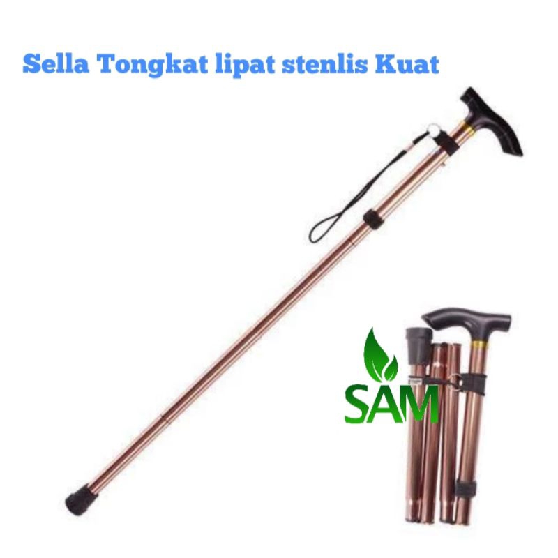 Sella Tongkat lipat Sella Tongkat jalan Tongkat lipat kaki 1 Sella Tongkat lipat
