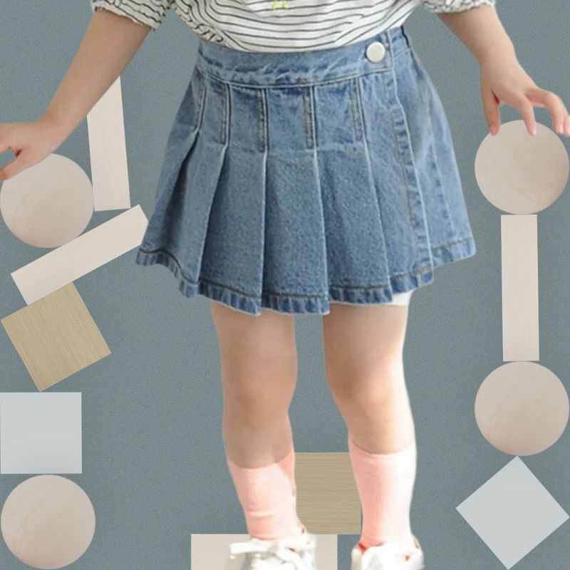 ROK JEANS ANAK/CELANA ROK ANAK