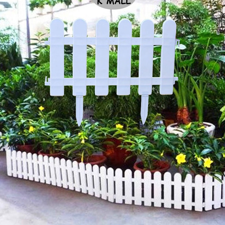 Ready Terkini  Pagar Taman Shabby Chic Pagar Kebun Pagar Plastik Vintage Dekorasi Pagar Putih Dekora