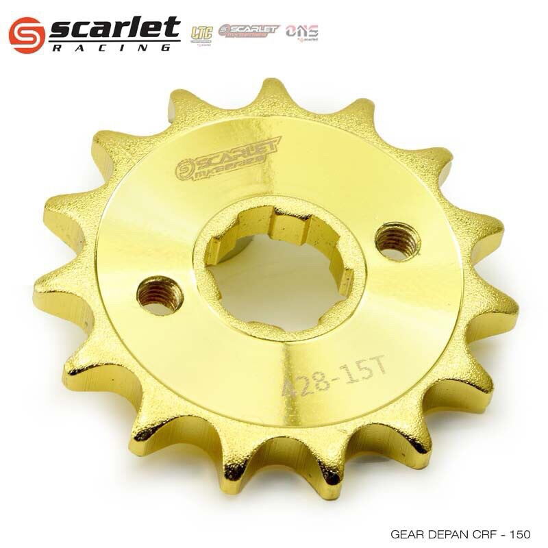 Gear Depan Crf 150 Scarlet Original Gear Crf 150l Scarlet 14 15 Gir Crf 150