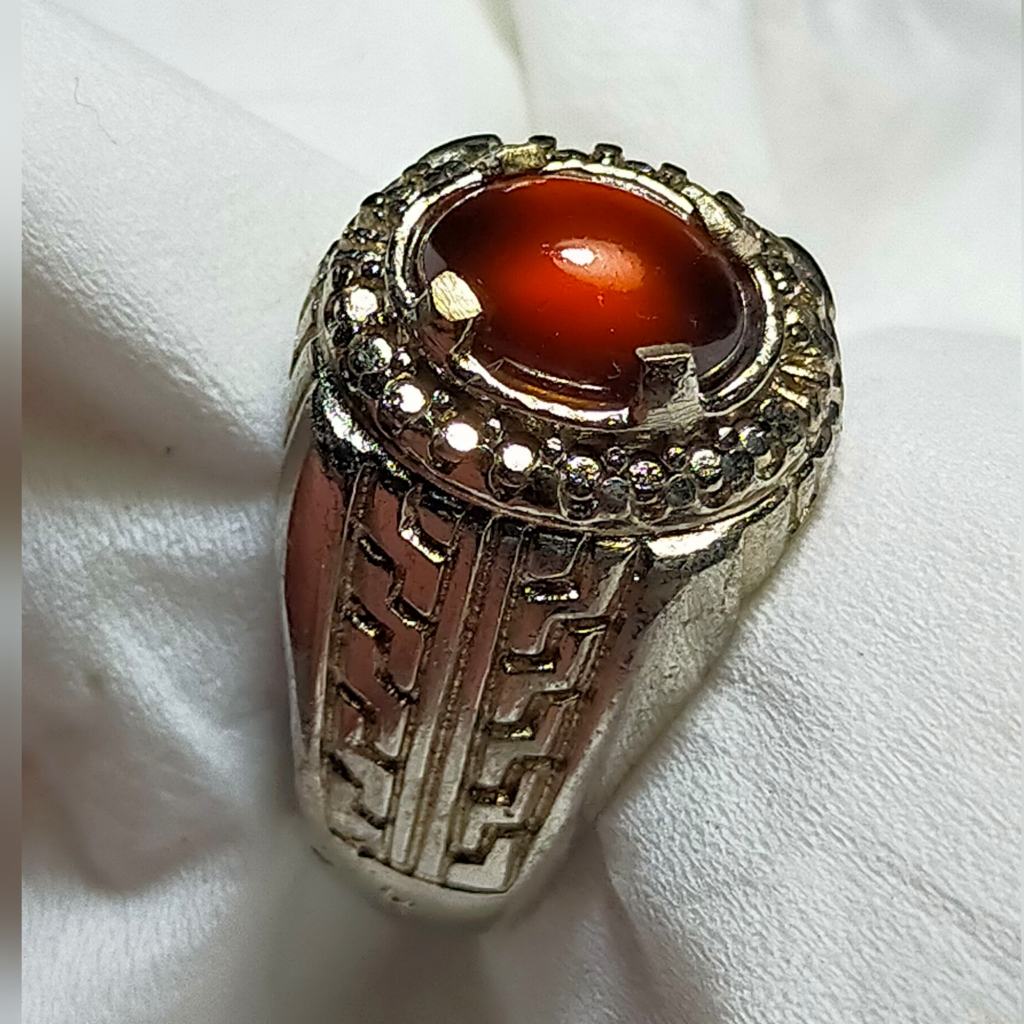 Cincin Batu Red Garnet Natural