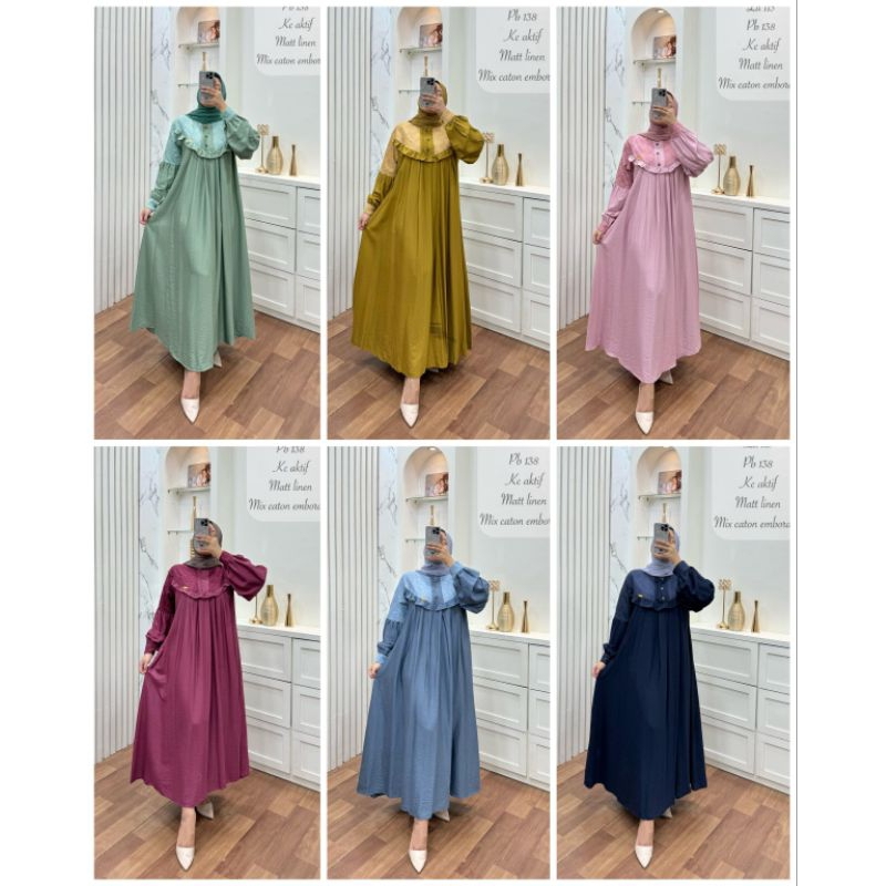 safana dress by annisa/Gamis/Baju lebaran/Baju kondangan