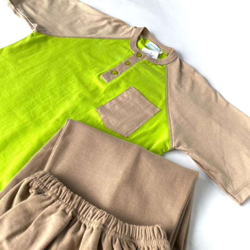 SET NADHIF LIME MAMANDA | SETELAN KOKO KAOS ANAK LAKI-LAKI | SET KOKO ANAK LAKI-LAKI