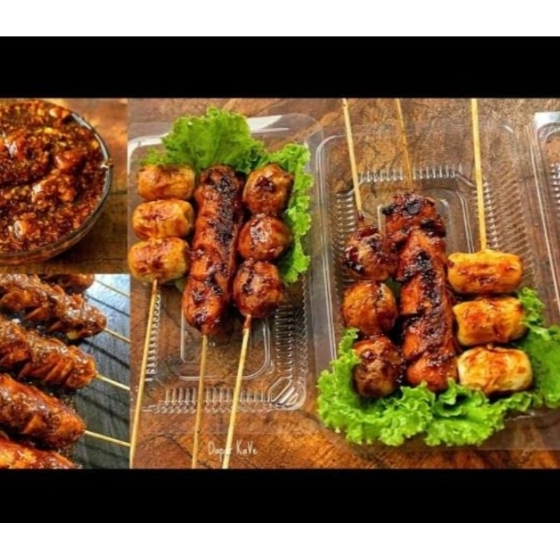 

pentol bakar , odeng , chikuwa , kembang cumi