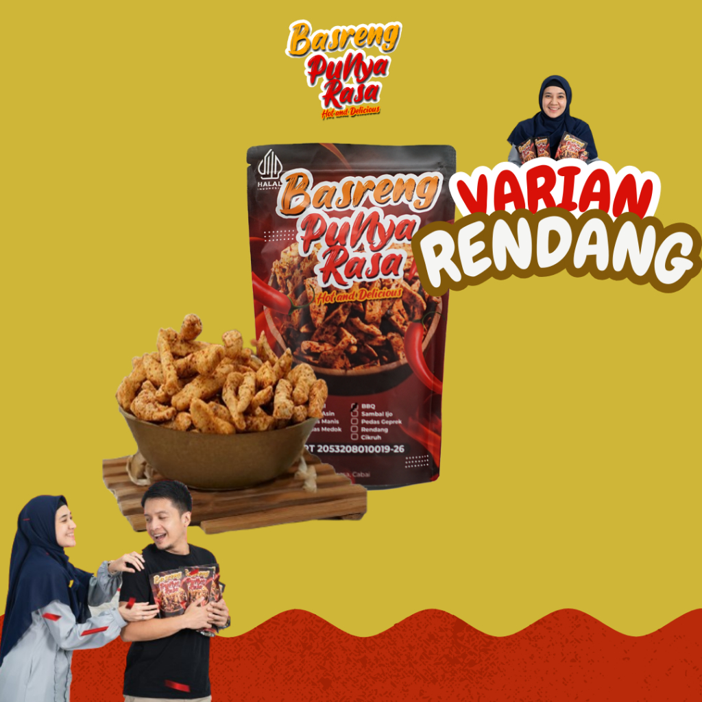 

Basreng Punya Rasa Rendang Bisa Dijadikan Lauk Makan Bumbu Rendang Melimpah