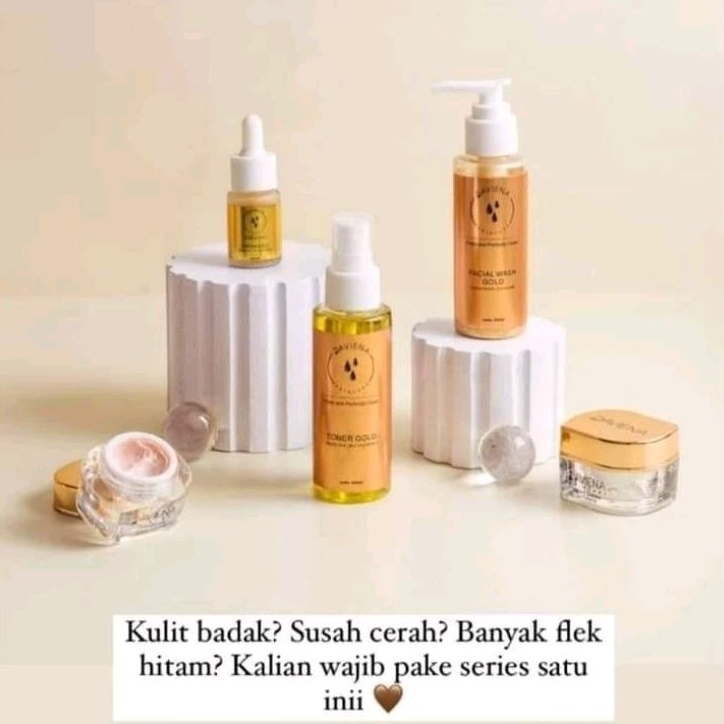 DEVINA SKINCARE PAKET GOLD SERIES |DEVINA SKINCARE