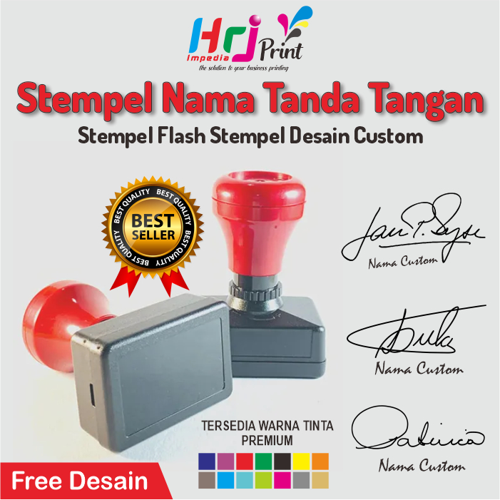 

Stempel tanda tangan | Stempel tanda tangan dan nama | Cetak Stempel custom | Stempel Nama
