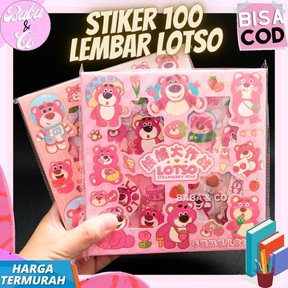 

STIKER 100 LEMBAR LOTSO 1 SET STIKER MASU LOTSO 100 LEMBAR UNIK LUCU
