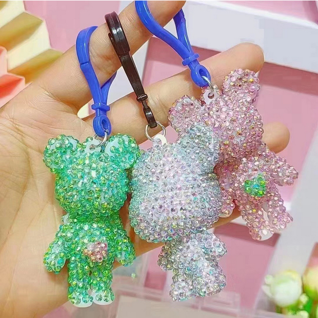 

Mainan DIY Beruang Gantungan Kunci Berlian Diamond Bear