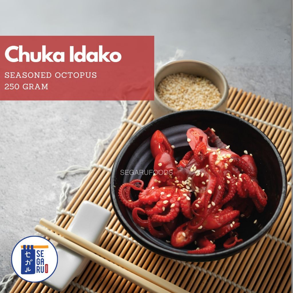 

Chuka Idako | Seasoned Baby Octopus | Gurita Kecil Halal MUI 250 Gram