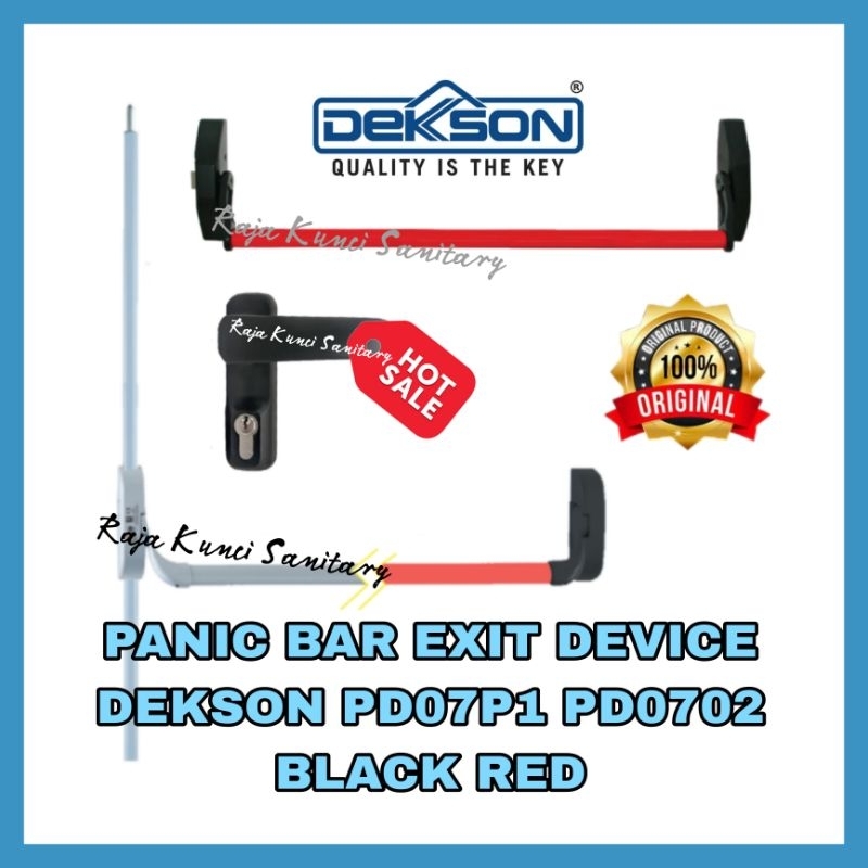 Panic Bar Dekson/ Single Door/ PD0701/ PD0702/ PD8700/ Double Door/ Handle Pintu Emergency Darurat