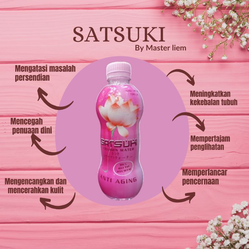 Satsuki collagen water ori by master liem