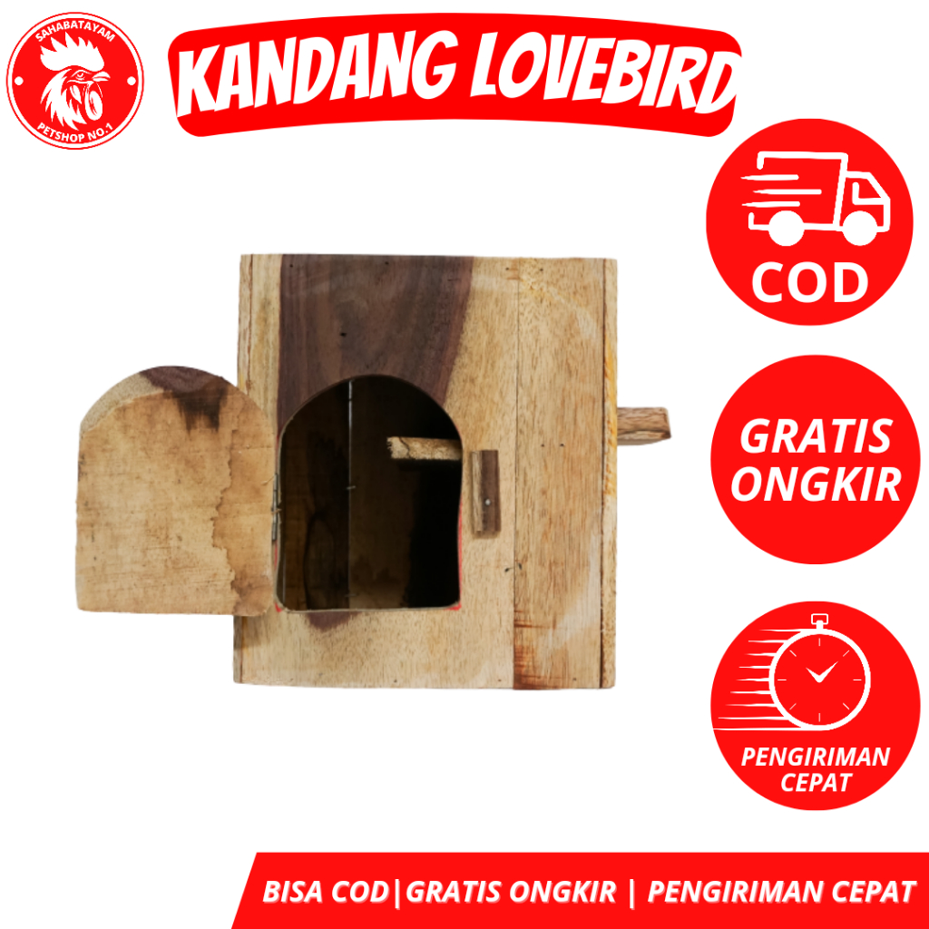 BISA COD KANDANG LOVEBIRD / KANDANG LOVEBIRD KECIL / GELODOG LOVEBIRD