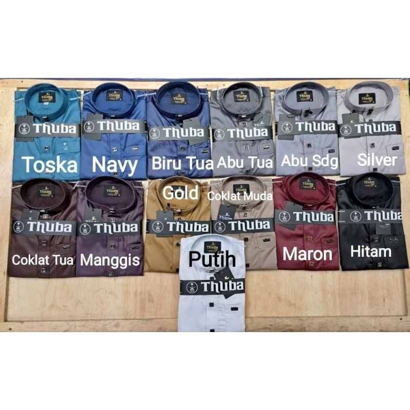 JUBAH THUBA KIDS  atau THUBA ANAK DAN REMAJA MODEL POLOS