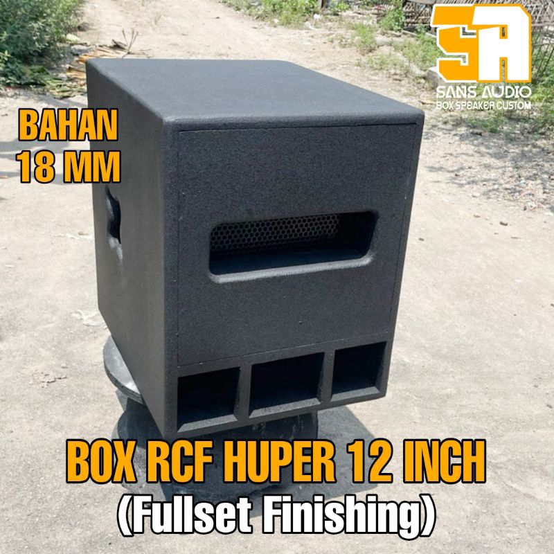 Box speaker rcf huper 12 inch finishing