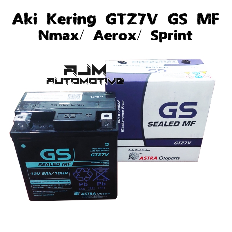 Aki Motor Kering Nmax/ Sprint/ Aerox GTZ7V GS Astra Asli