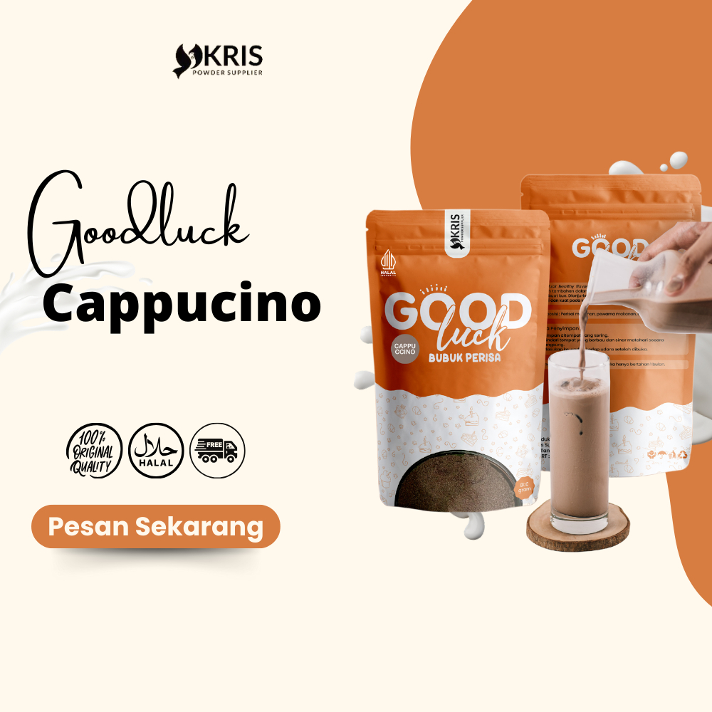 

Bubuk Perisa Makanan Bubblegum, Cappuccino, Mochaccino Goodluck 1000gr