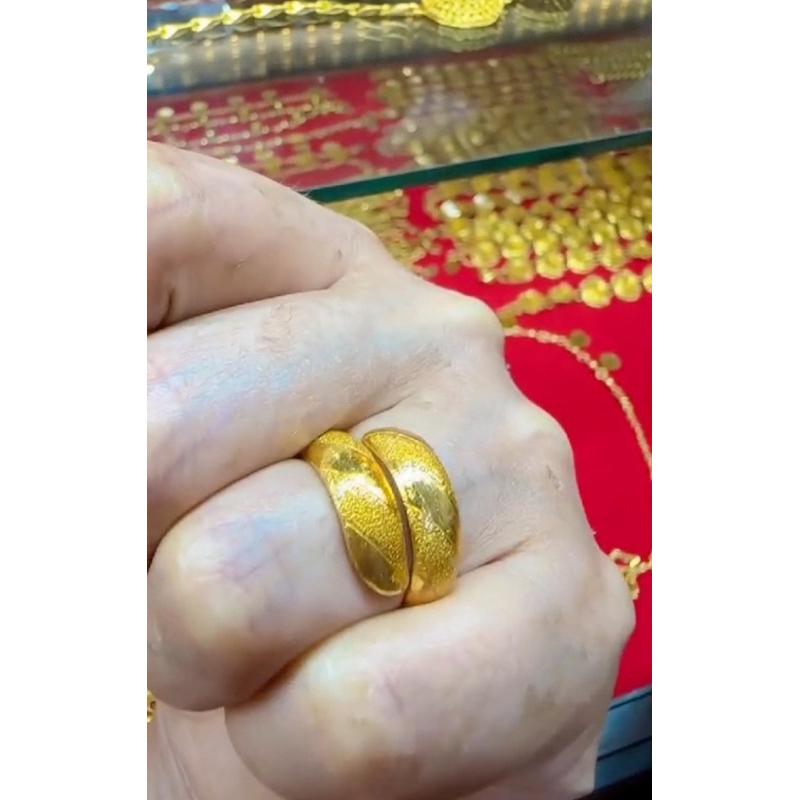 CINCIN SILIH ASIH LAPIS EMAS CRISTAL 24k