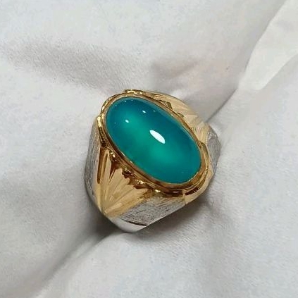 batu cincin akik bacan doko meterial tanah hitam gulau giwang kristal