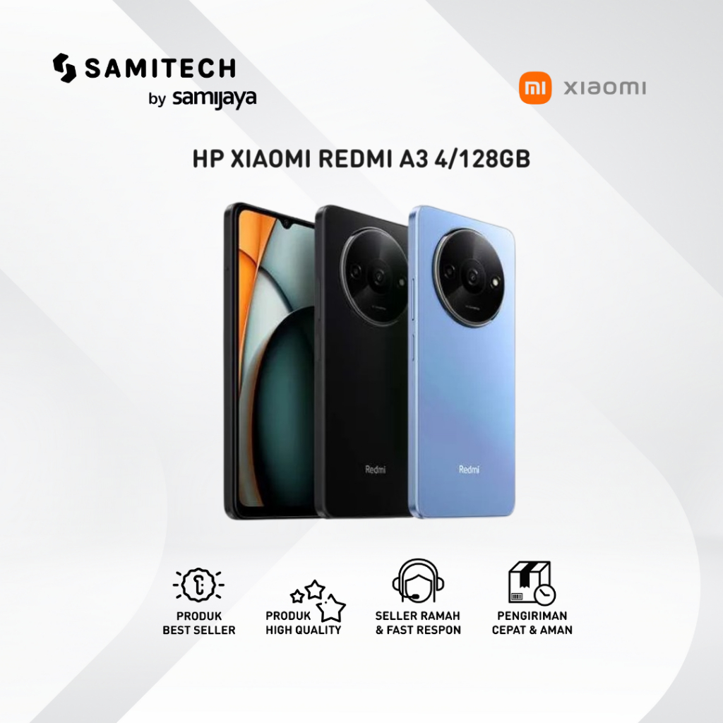 HP XIAOMI REDMI A3 4/128GB RAM 4 PENYIMPANAN 128GB