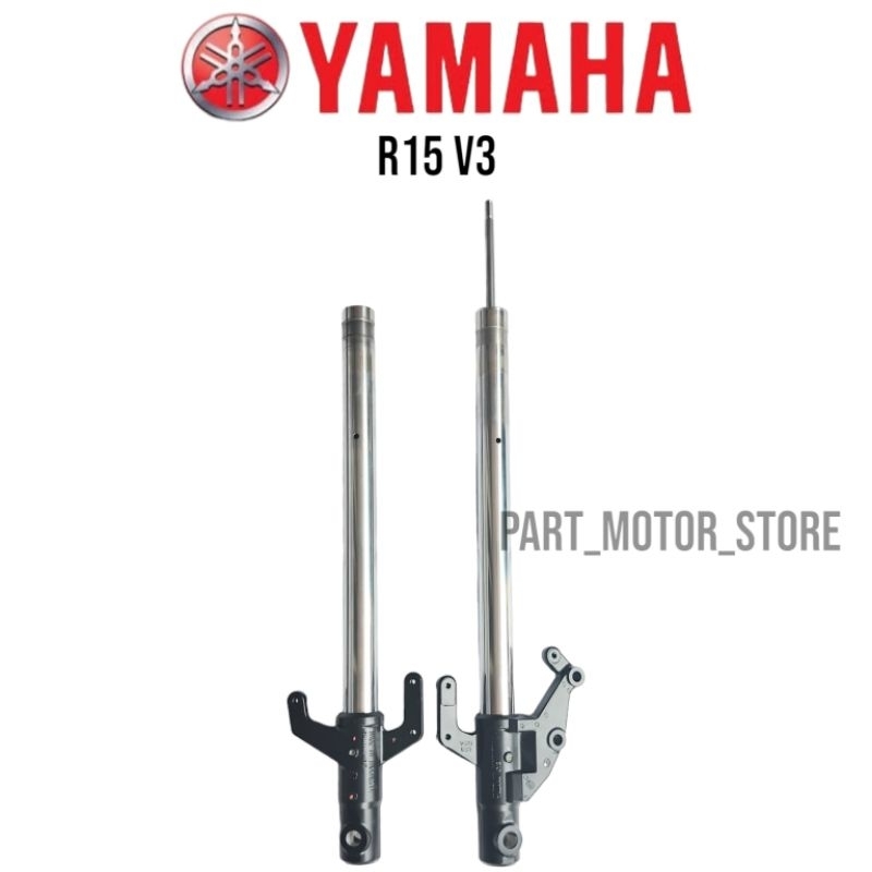 AS SHOCK SHOK DEPAN R15 V3 BATANG SHOK R 15 V3 KIRI KANAN ORIGINAL ASLI YAMAHA YGP KANAN BK6-F3120-0