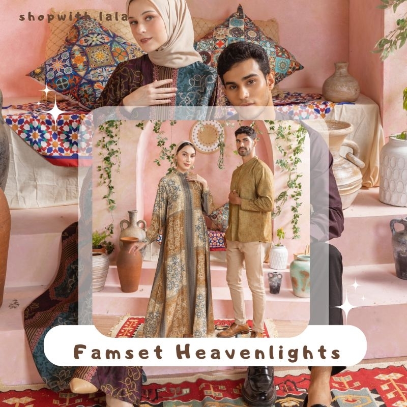 FAMILY SET HEAVENLIGHTS | HEAVEN LIGHTS | HL X DWIHANDA REEHAM SERIES | DRESS TUNIK SHIRT KOKO REEHA