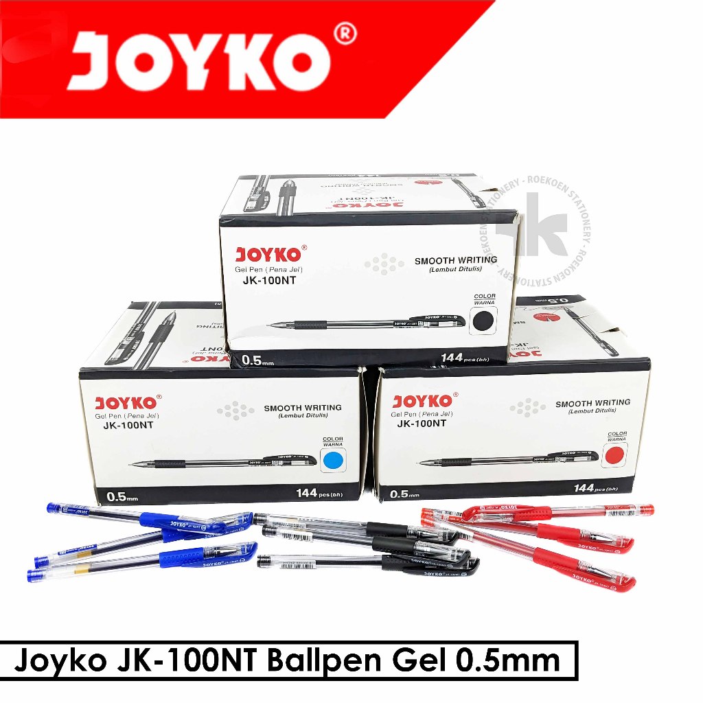 

Joyko JK-100NT Ballpen Gel 0.5mm (Needle Tip)