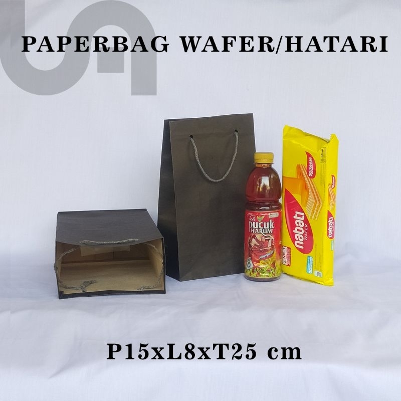 

PAPERBAG WAFER/HATARI HITAM POLOS