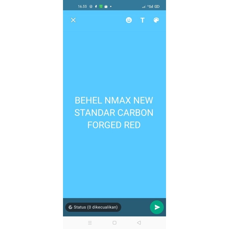 BEHEL NMAX NEW CARBON FORGED RED