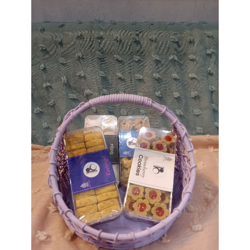 

hampers lebaran hampers idul fitri hampers ramadhan murah cantik aesthetic keranjang rotan bu odeh