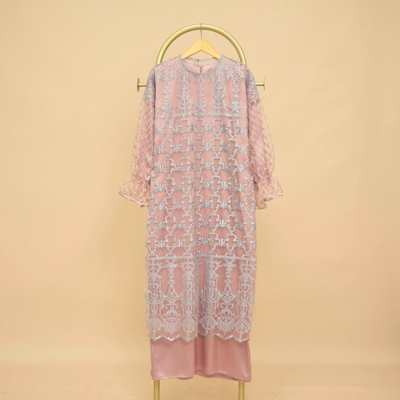 Dress Raya Leona Dusty Blue