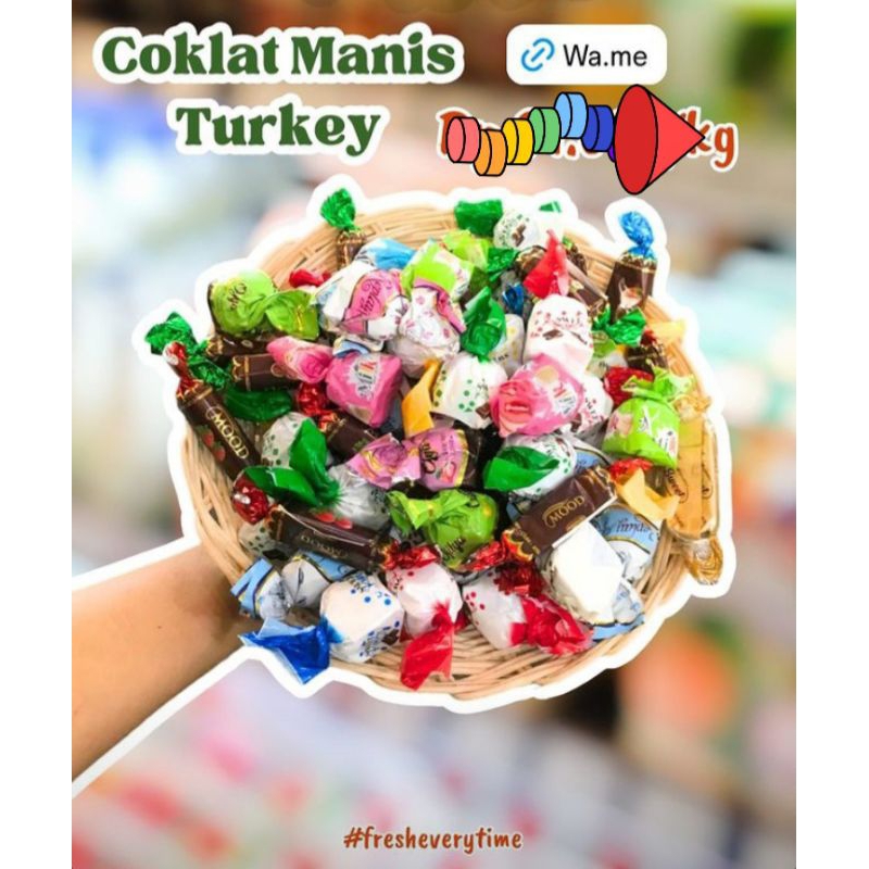 

Coklat Turkey Premium Kiloan, Ready Stock Delivery Jogja