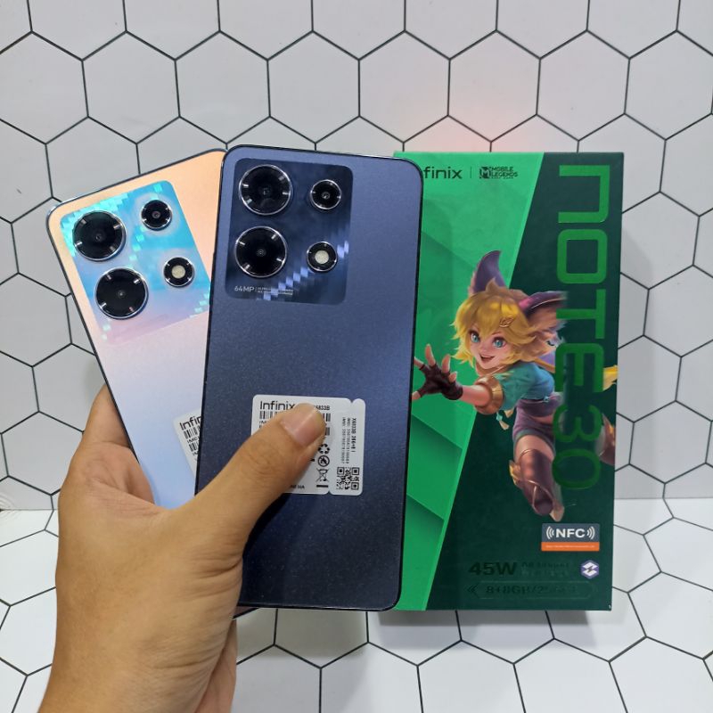 INFINIX NOTE 30 8/256GB HP SECOND FULLSET