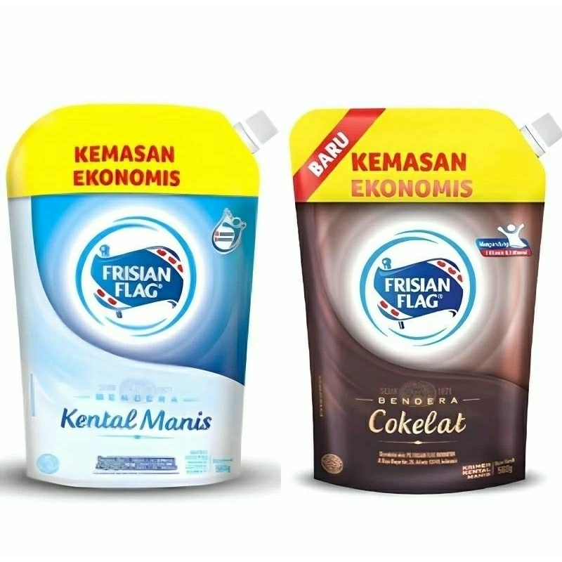 

susu kental manis Frisian flag coklat dan fullcream 545ml