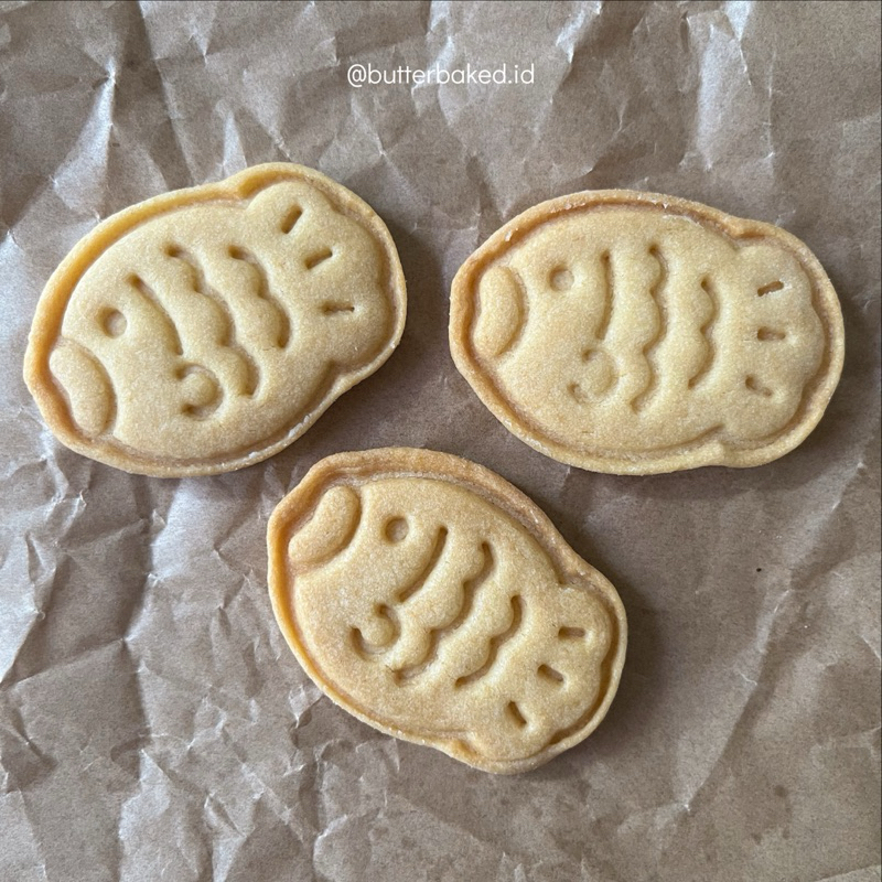 

BUNGEOPPANG COOKIES CHARACTER • BUTTER COOKIES • KUE KERING BENTUK IKAN