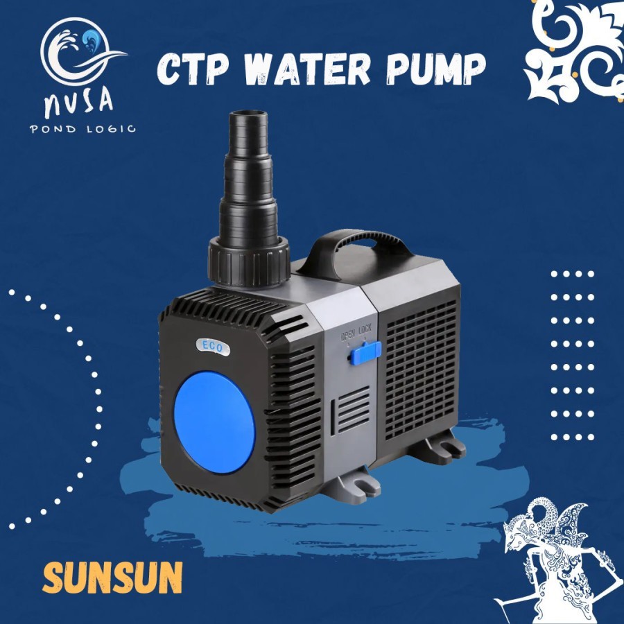 Pompa Air High Lift Sunsun Ctp Pro 8500 LPH Water Pump Kolam