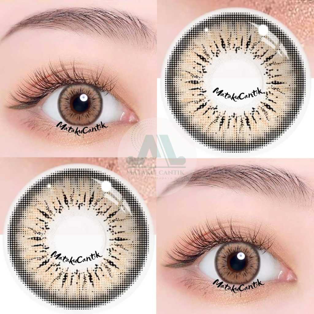 Softlens POP Coklat Mata Barbie Diameter 16 MM PREMIUM | Softlens Brown Mata Barbie Mta Boneka Belok