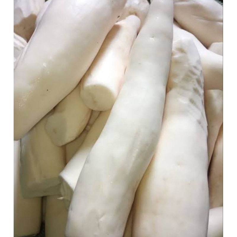 

Singkong kupas organik berat 1kg untuk bahan makanan