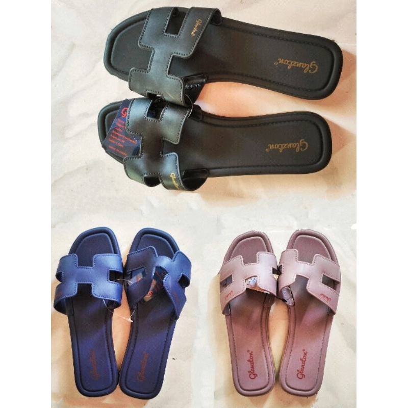 Sandal Glanzton Sandal H Karet Empuk Tebal