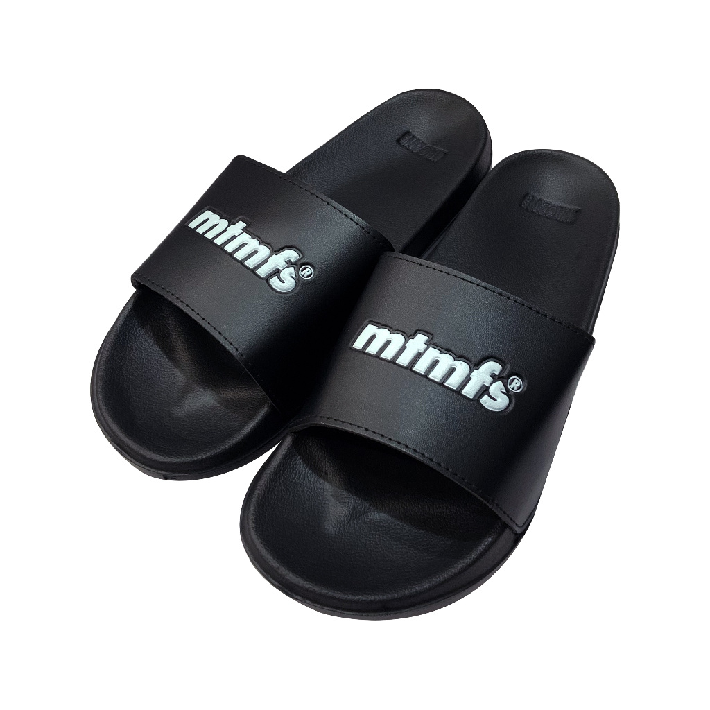 Metamorfosis Clothing - Sandal Slide Lush Include Box / Sendal Selop Slop Slip On Warna Hitam Anti L
