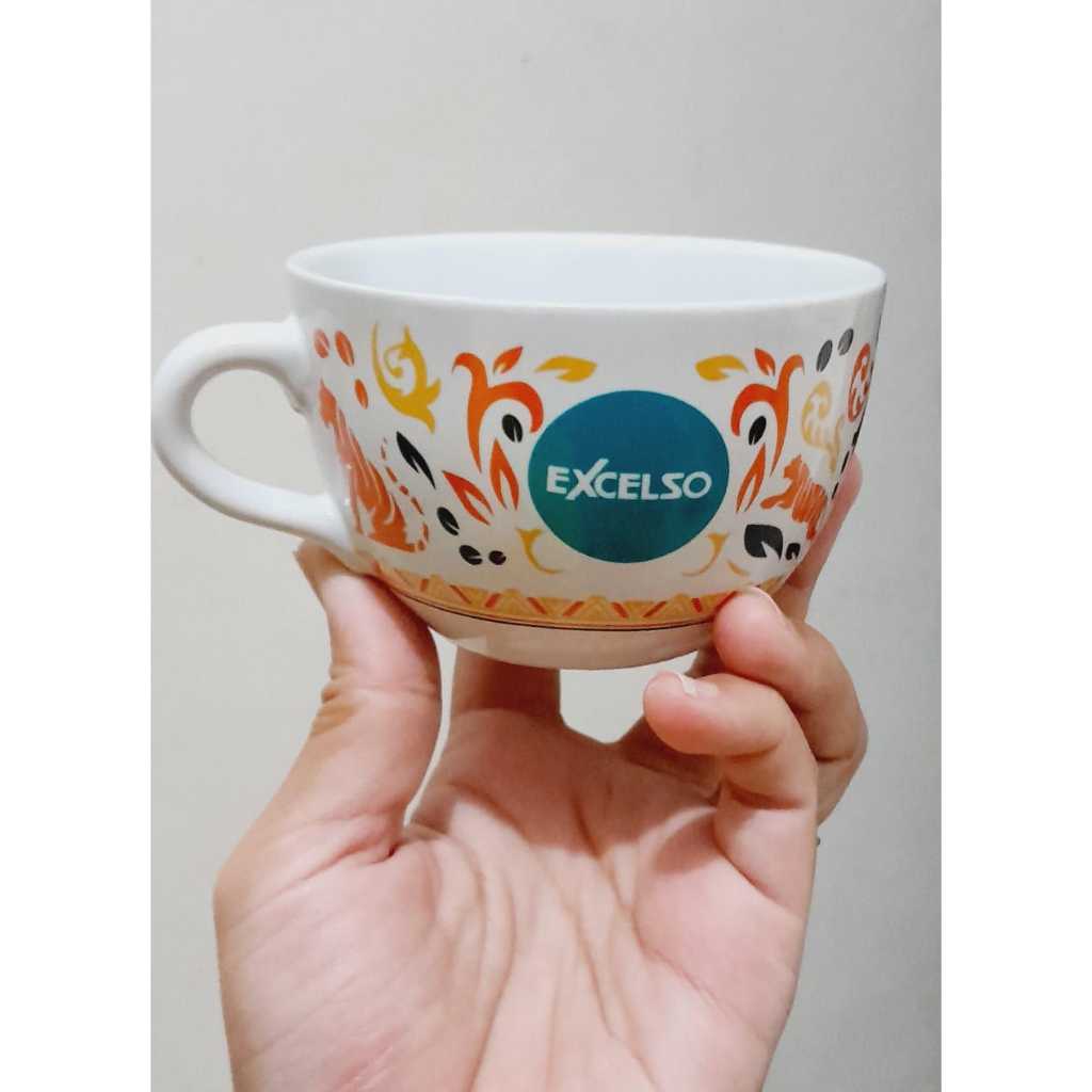 CANGKIR BATIK EXCELSO | CANGKIR KOPI | CANGKIR ESTETIK | MUG EXCELSO | GELAS KOPI
