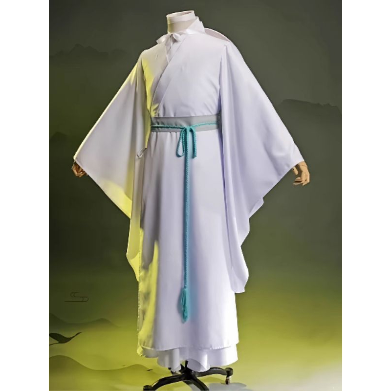 Cosplay Xie Lian Heaven Official's Blessing Tian Guan Ci Fu TGCF Donghua Kostum Topi Bambu Sepatu Pr