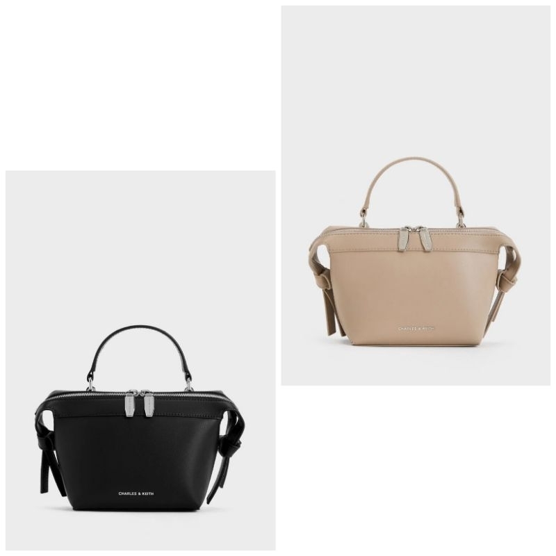 TAS CK AURELIE KNOTTED TOP HANDLE BAG