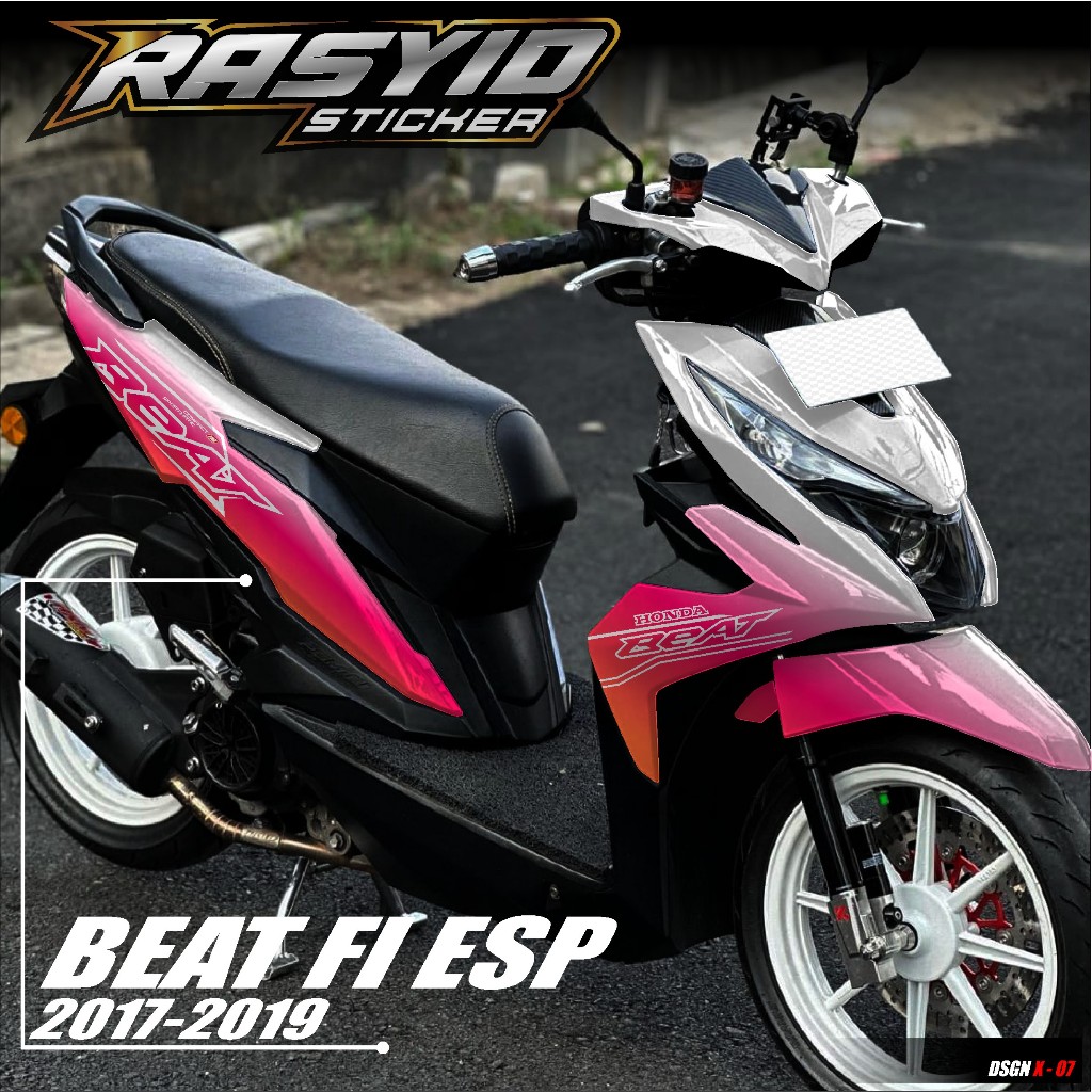 COD Sticker Decal Full Body HONDA BEAT FI ESP Street Tahun 2106 2017 2018 2019 Sticker Beat esp Stre
