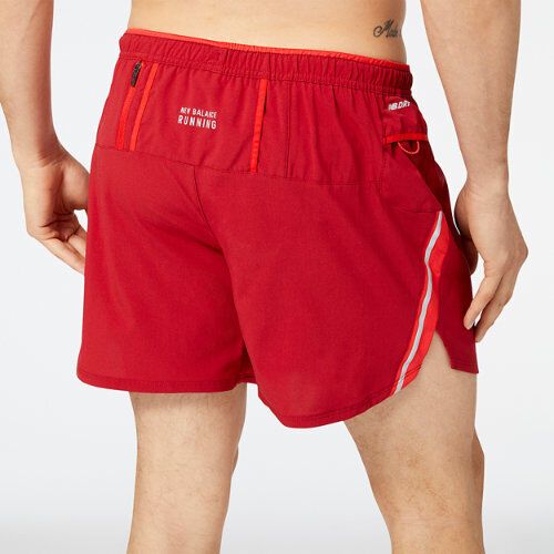 Original Celana Lari New Balance Impact Run 5 Inch Men's Shorts MERAH - running short - celana olah 