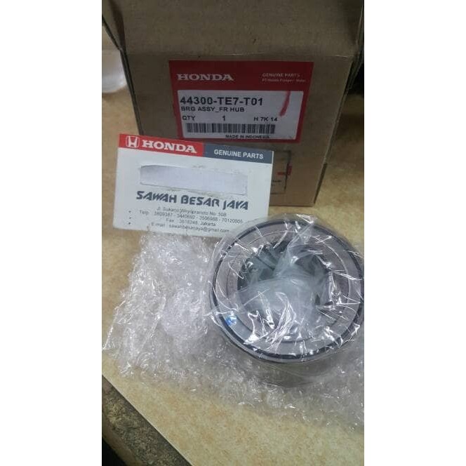 bearing / laher roda depan brio mobilio orisinil