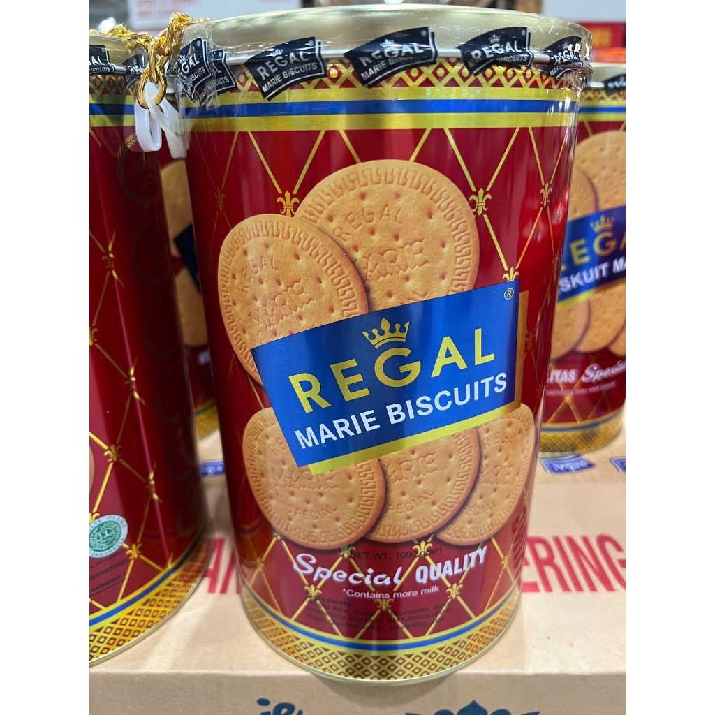 

Regal Marie Biscuit Kaleng 1000 gr