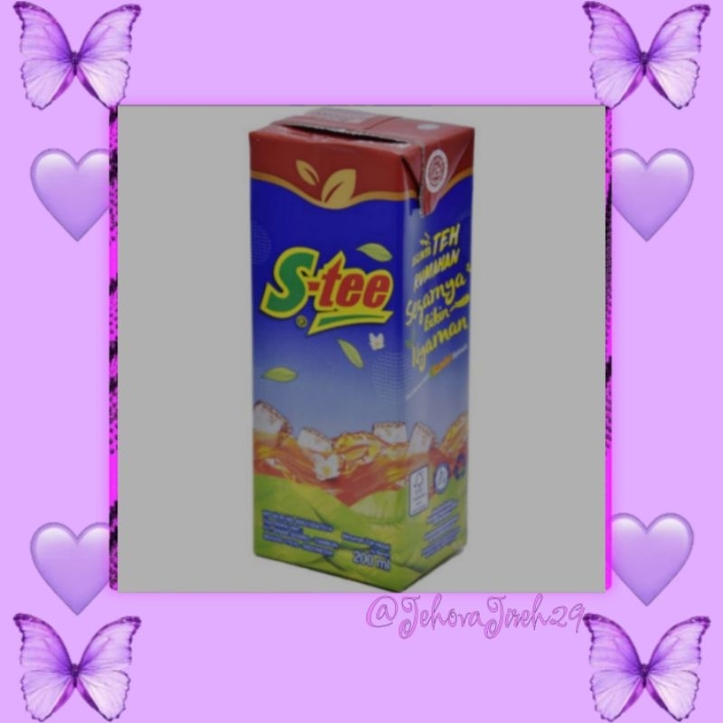 

S-Tee MINUMAN TEH MELATI KOTAK 200ml stee S tee